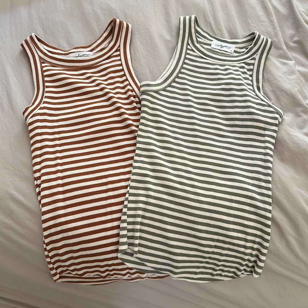 Carly jean tank top Rust colored only